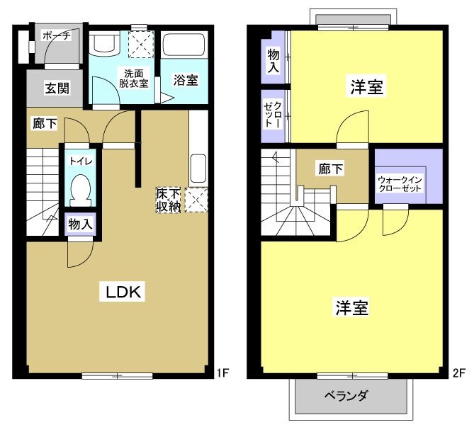 ブレシドＢ 2号室 間取り