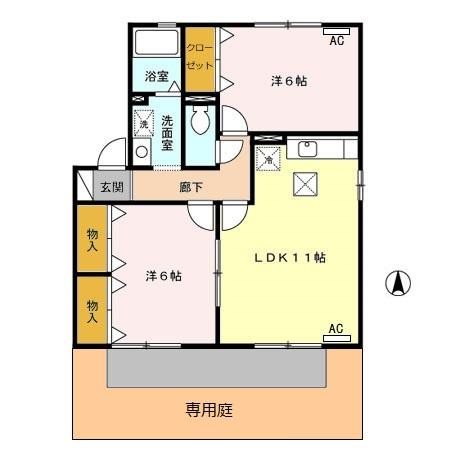 Ｋ・ブルーム　B 間取り図