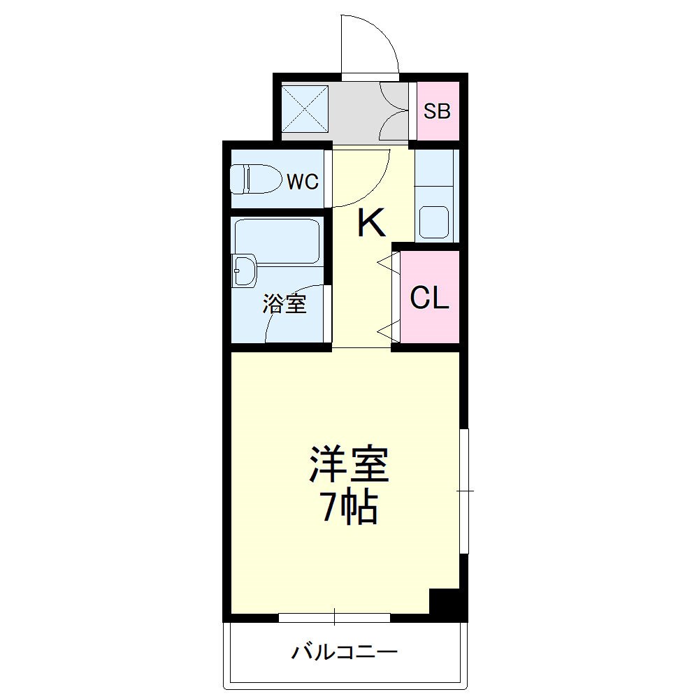 マ・メゾン中島Ⅱ 間取り図