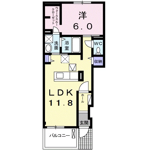 ディアコート　Ⅱ 間取り図