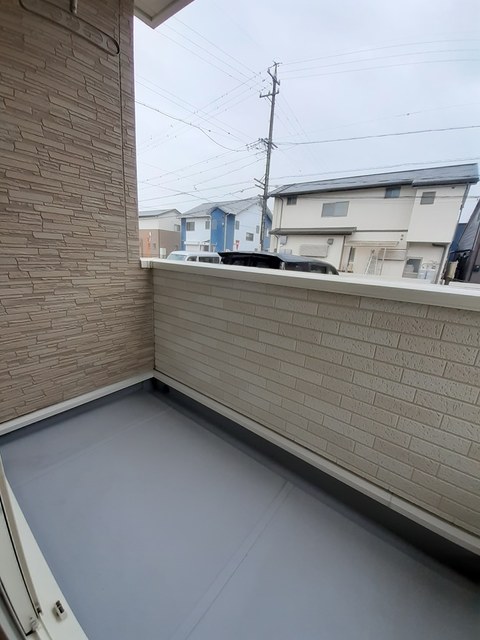 ピンキー ベランダ