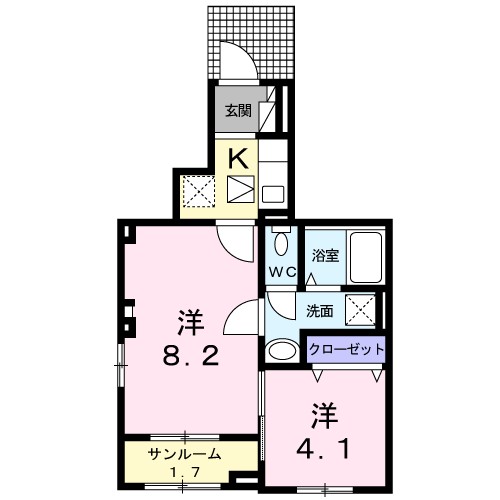プレミネンスⅡ 間取り図
