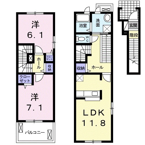レガルシー 間取り図