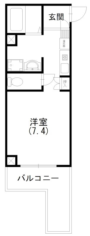 クリエイトダイアナⅠ 間取り図