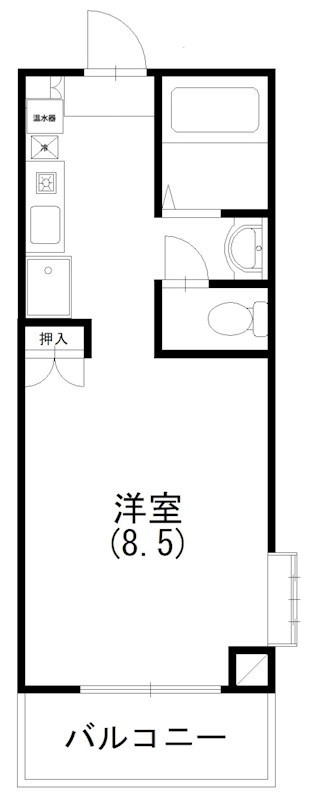 クリエイトダイアナⅠ 間取り図