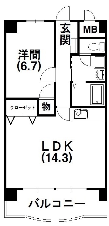 クレールトヨダ 間取り図