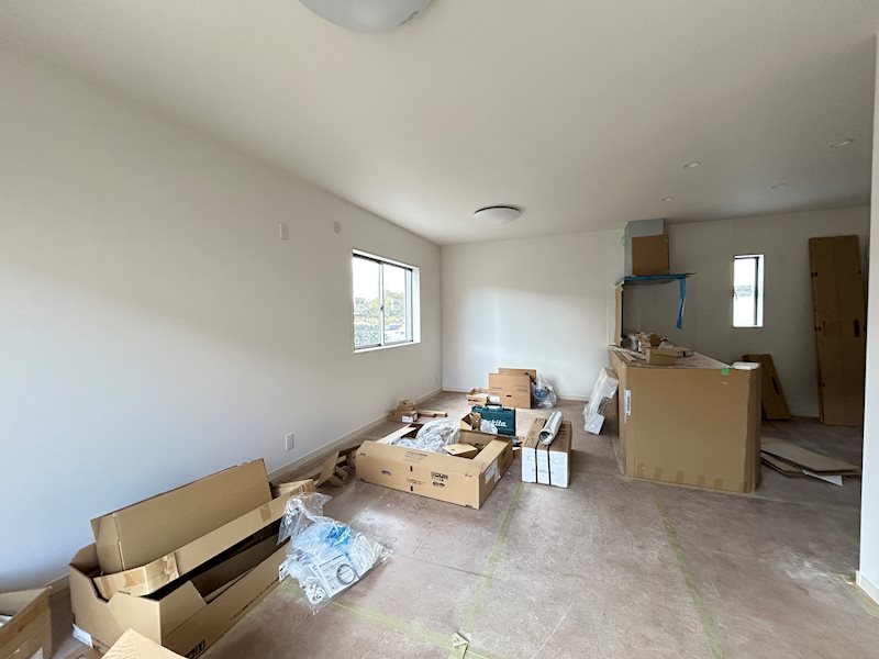大平台戸建て新築1棟 リビング