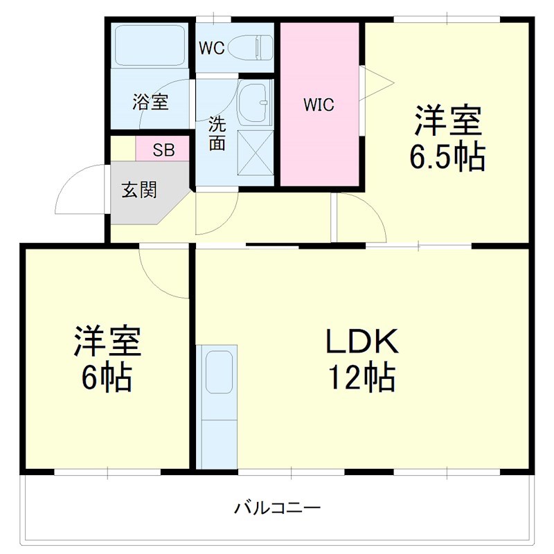 早出グリーンコーポ 間取り図
