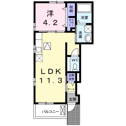 ベルシャトーＮ 間取り図