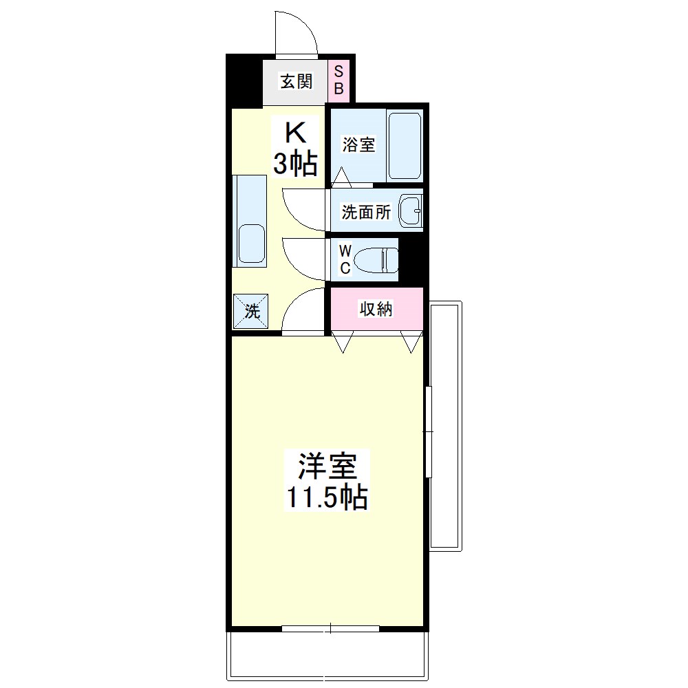 モンレーヴ葵東Ⅱ 間取り図
