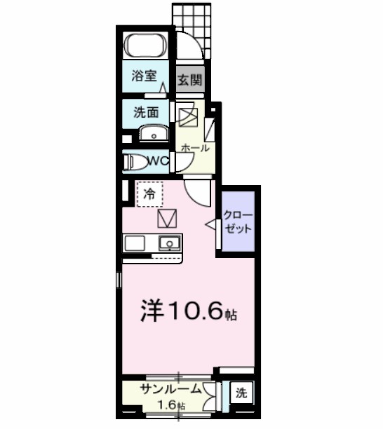 ブライトガーデン旭　Ⅰ 間取り図