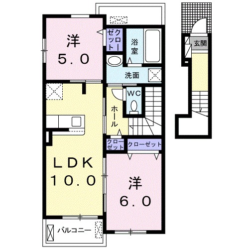 グリーンサイド 間取り図