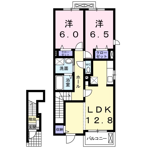 アプローズⅠ 間取り図