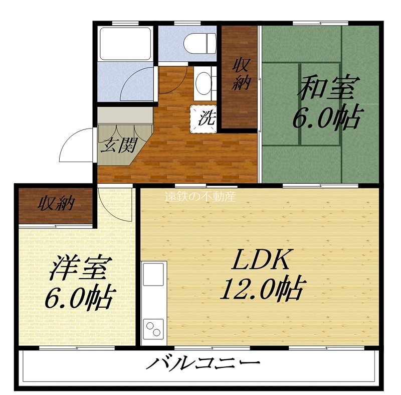 ハイツスバル  間取り図