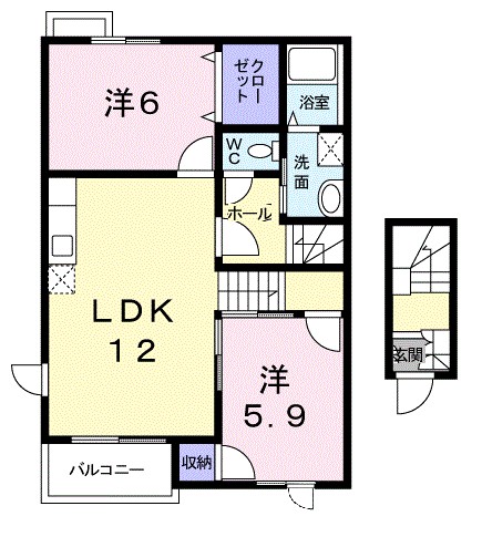 ベリエシティ　Ⅰ 間取り図