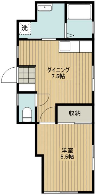 オレンジハウスA 間取り図