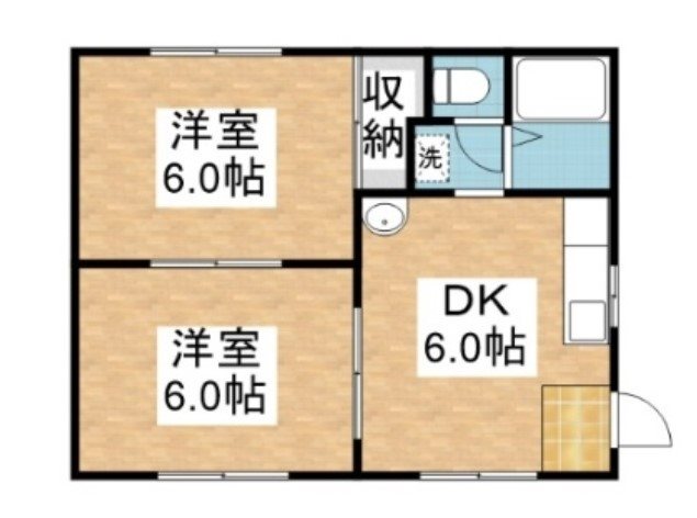 Ｒハイツ 間取り図