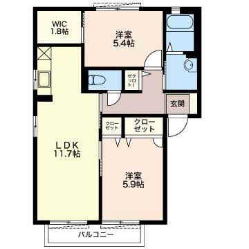 Mast Town愛野Ⅱ 間取り図