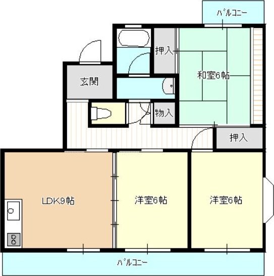 パレス富塚 間取り図