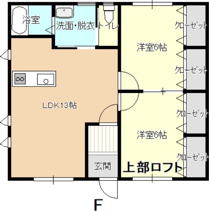 パステル 間取り図