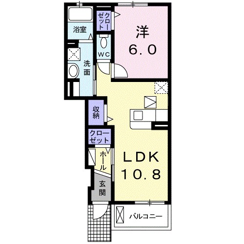 サン・エテルノⅡ 間取り図