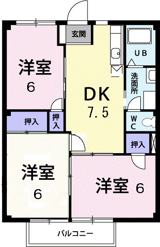 メゾンリバティー 間取り図