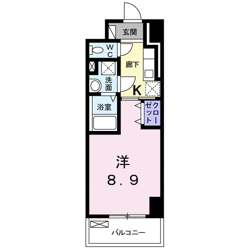 ダイヤモンドリング 間取り図