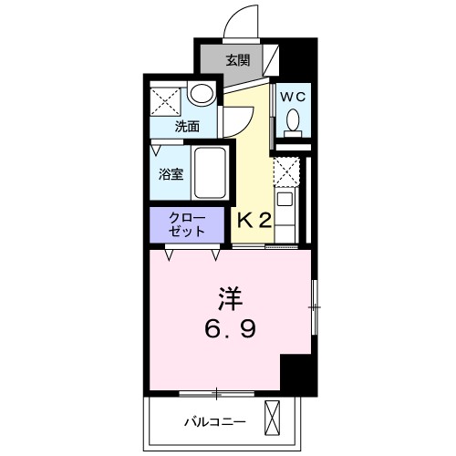 パークサイド　Ｋ 間取り図