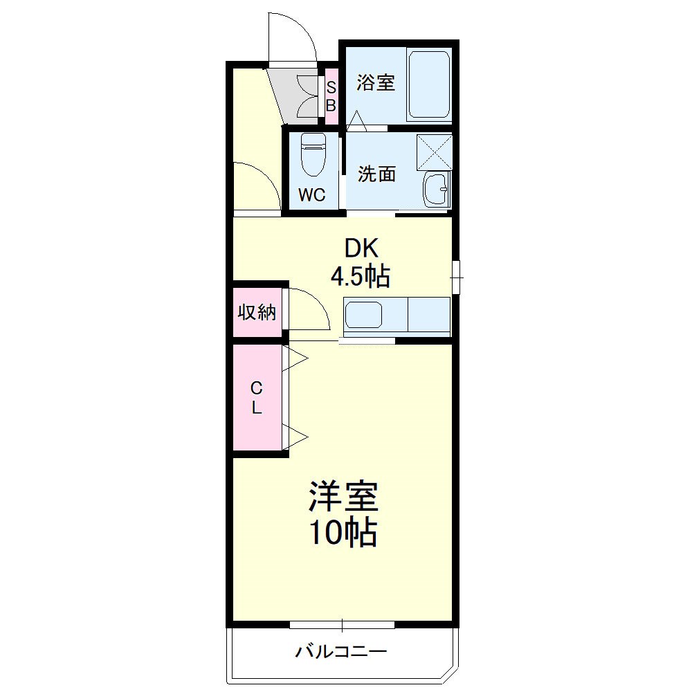 ベルアンジュール 間取り図