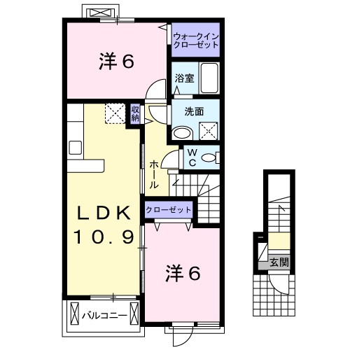 デュランタ小松 間取り図