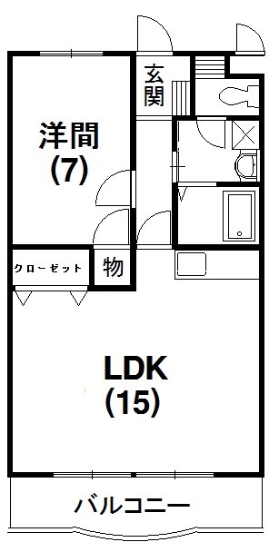 トピア清龍Ⅱ 間取り図