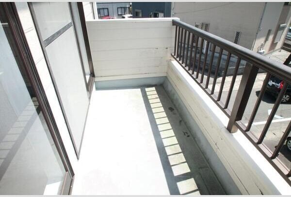 真中アパート ベランダ