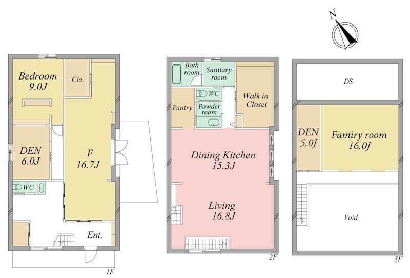 初生町271-1店舗付貸家 間取り