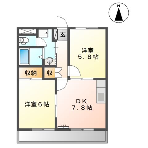 ディアハイム 間取り