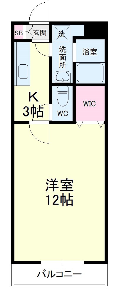 アルタ 302号室 間取り