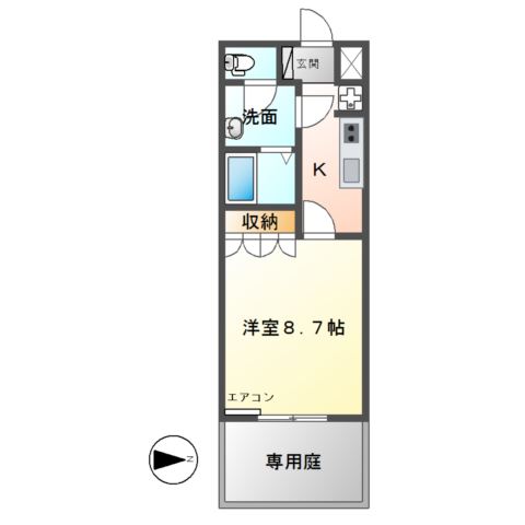 ＯＮＥ　ＰＩＥＣＥ（ワンピース） 間取り