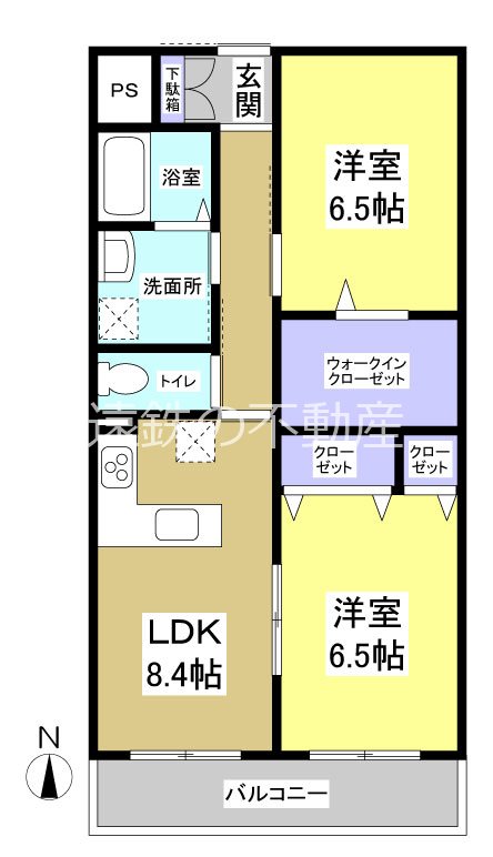 ココモ岡田マンション 間取り