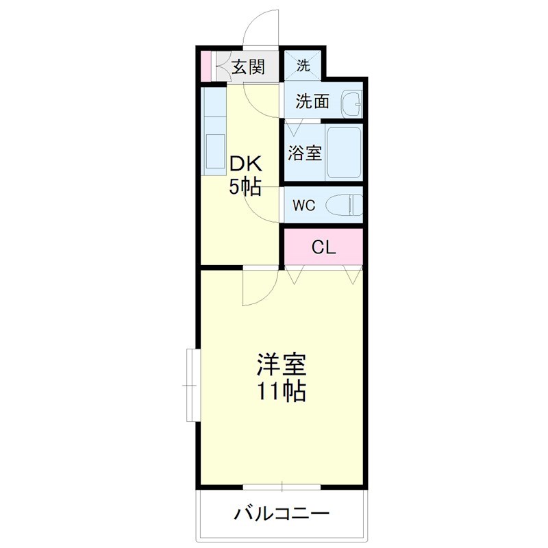 マスカット・G 106号室 間取り