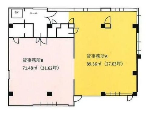 初生町ビル 2F 間取り