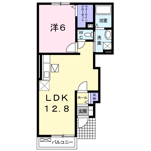 ウエスト・ヴィレッジ 103号室 間取り