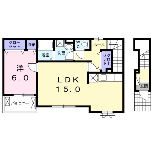 Grace 202号室 間取り