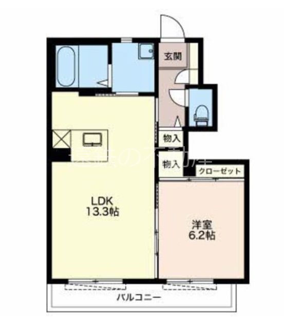 アイリーヤード 0101号室 間取り
