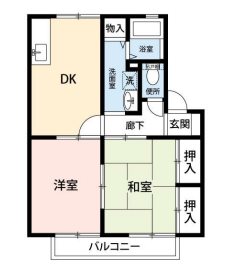 ロイヤルガーデン　ｃ 201号室 間取り
