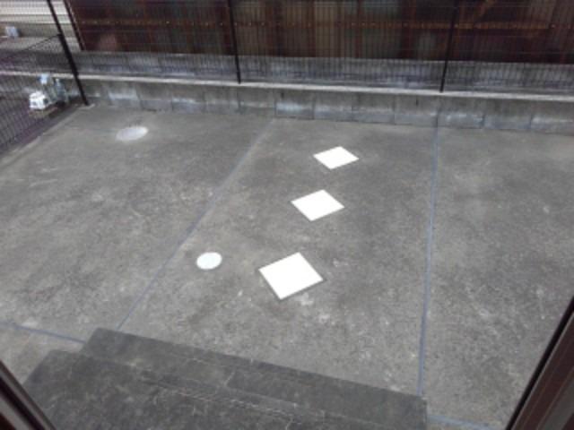 二瀬川借家 ベランダ