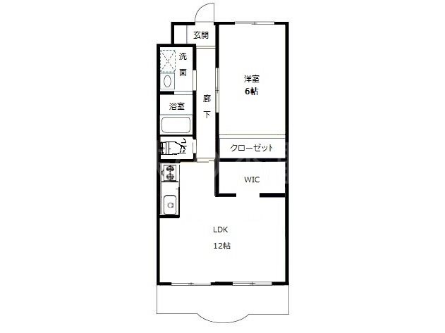 エストメンツ中泉 102号室 間取り