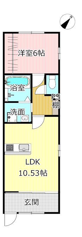 アトレMIZUHO 101号室 間取り