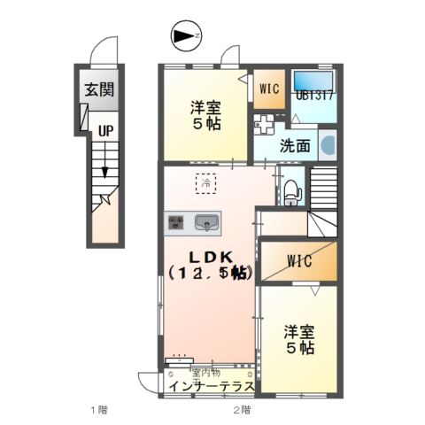 グランパレス浜松半田 間取り