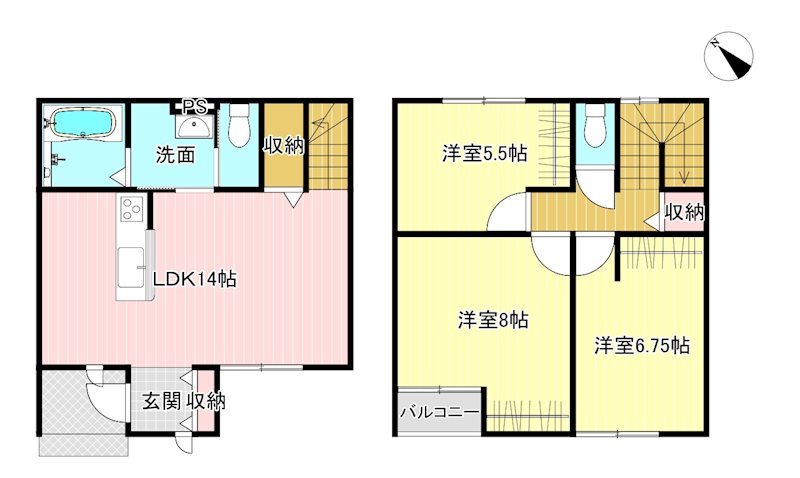 Green Gables C号室 間取り