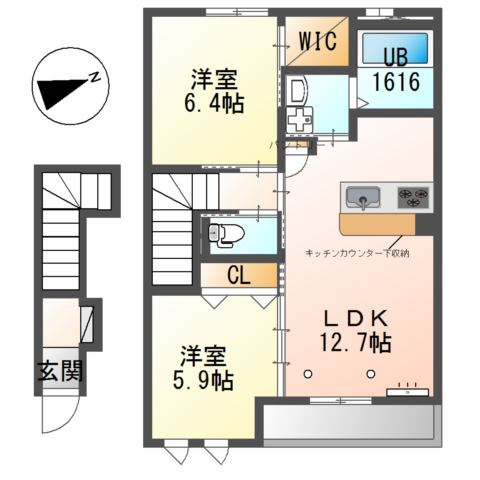 La・Glycine（ラ・グリシーヌ） 間取り