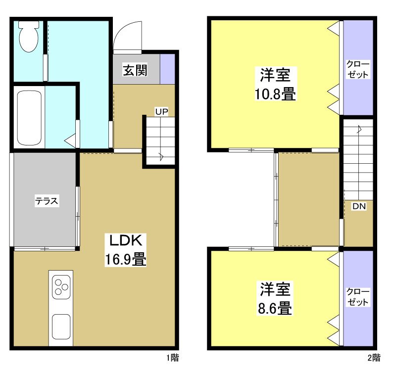 キャレブラン広沢 間取り